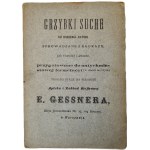 GESSNER Edward - KEFIR. Jego skład chemiczny, sposób przyrządzania i znaczenie lecznicze Wyd. 1898