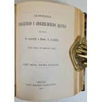 KIERST W., CALLIER O. - SŁOWNICZEK POLSKIEGO I ANGIELSKIEGO JĘZYKA Wyd. 1896