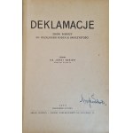 BEKIER Jerzy - DEKLAMACJE. ZBIÓR WIERSZY NA WSZELKIEGO RODZAJU UROCZYSTOŚCI Wyd. 1934