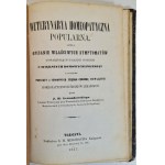 ROHLWES Jan Mikolaj - THE NEW MEDICINALISTS, OR SPOSES OF HEALING HORSES, Cattle, Sheep.... LEWANDOWSKI - HOMEOPATHIC VETERINARY POPULAR Edition 1857.