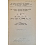 LUBICZ NIEZABITOWSKI Edward - KLUCZ DO OZNACZANIA ZWIERZĄT SSĄCYCH POLSKI Wyd. 1933 Ilustracje