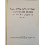 KALENDARZ WYŚCIGOWY 1932 Ilustracje