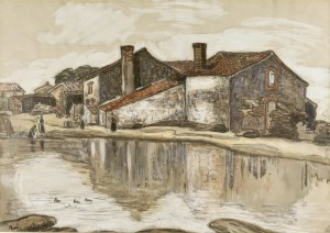 Jean PESKÉ (1870-1949), Pejzaż miejski