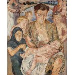 Mela Muter (1876 Warszawa - 1967 Paryż), Macierzyństwo, lata. ok. 1940-1950