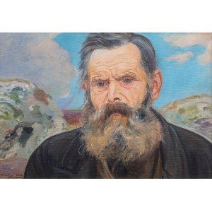 Wlastimil Hofman (1881 Praga - 1970 Szklarska Poręba), Starzec, 1926 r.