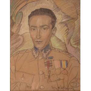 Stanislaw Ignacy Witkiewicz (1885 Warsaw - 1939 Jeziory in Polesia), Portrait of Zdzislaw Czermanski, 1926.
