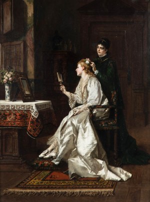 Władysław Bakałowicz (1833 Chrzanów - 1903 Paryż), Dama w buduarze