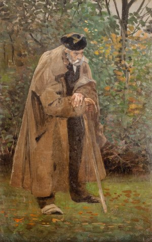 Jacek Malczewski (1854 Radom - 1929 Kraków), Weteran, 1887