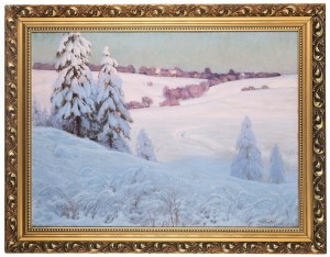 Roman Bratkowski (1869 Lwów - 1954 Wieliczka), Pejzaż z Hadli, 1911 r.