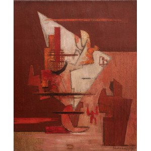 Louis Marcoussis (1878 Warszawa - 1941 Cusset), Kompozycja kubistyczna, 1937