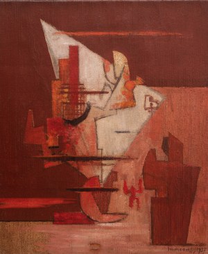 Louis Marcoussis (1878 Warszawa - 1941 Cusset), Kompozycja kubistyczna, 1937