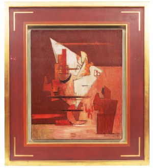 Louis Marcoussis (1878 Warszawa - 1941 Cusset), Kompozycja kubistyczna, 1937