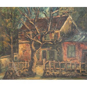 Leon Weissberg (1894 Przeworsk - 1943 Majdanek), Pejzaż z domem