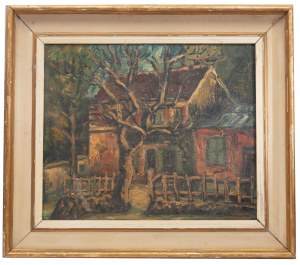 Leon Weissberg (1894 Przeworsk - 1943 Majdanek), Pejzaż z domem