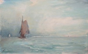 Marian Mokwa (1889 Malary - 1987 Sopot), Na morzu