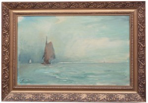 Marian Mokwa (1889 Malary - 1987 Sopot), Na morzu