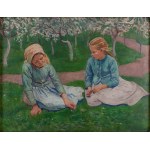 Józef Krasnowolski (1879 Kwidzyn - 1939 Kraków), Dziewczynki w sadzie