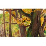 Mikhail Gorstkin Wywiórski (1861 Warsaw - 1926 Warsaw), Forest in the Sun (Im Grünewald)