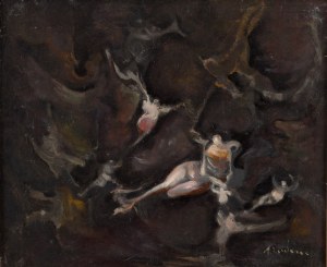 Alfred Aberdam (1894 Lwów - 1963 Paryż), Tancerki, 1960