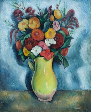 Jerzy Ascher (1884 Warszawa - 1943 obóz koncentracyjny w Oświęcimiu), Bukiet letnich kwiatów
