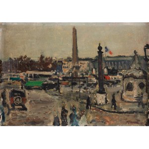 Molli Chwat (1888 Białystok - 1979 Francja), Plac de la Concorde w Paryżu