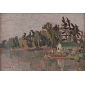 Benn Bencion Rabinowicz (1905 Białystok - 1989 Paryż), Dom nad rzeką