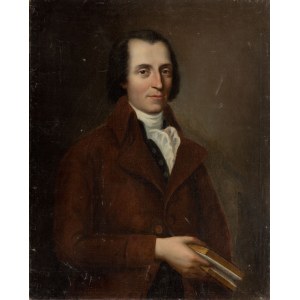 Autor nierozpoznany (XIX w.), Portret mężczyzny z książką