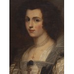 Autor nierozpoznany (XIX w.), Portret Marii de Tassis, wg obrazu Anthonego van Dycka