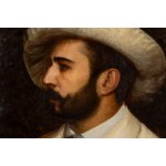Karol Miller (1835 Częstochowa - 1920 Warszawa), Portret Nikodema Sylwanowicza w kapeluszu