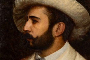 Karol Miller (1835 Częstochowa - 1920 Warszawa), Portret Nikodema Sylwanowicza w kapeluszu