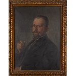 Mieczysław Reyzner (1861 Lwów - 1941 Lwów), Portret mężczyzny z cygarem
