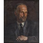 Janusz Podoski (1898 Łosice - 1971 Warszawa), Portret mężczyzny z papierosem, 1947