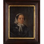 Autor nierozpoznany (I poł. XIX w.), Portret kobiety w czepcu