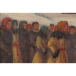 Artur Rutkowski (b. 1895), Before the cottage