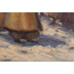 Artur Rutkowski (b. 1895), Before the cottage