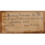 Zenobiusz Poduszko (1887 Oczerentino in der Ukraine - 1963 Łódź), Rotes Dach.