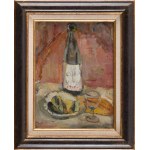 Zygmunt Schreter (1886 Łódź - 1977 Paryż), Martwa natura z butelką