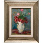 Jakub Zucker (1900 Radom - 1981 New York), Flowers in a white vase