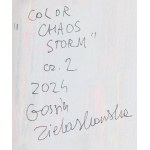 Gossia Zielaskowska (ur. 1983, Poznań), Color chaos storm - tryptyk, 2024
