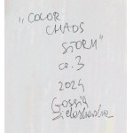 Gossia Zielaskowska (ur. 1983, Poznań), Color chaos storm - tryptyk, 2024