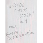 Gossia Zielaskowska (ur. 1983, Poznań), Color chaos storm - tryptyk, 2024