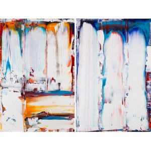 Dominik Smolik (b. 1982, Krakow), Nympheas - diptych, 2024