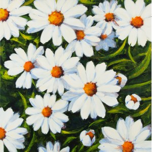 Anna Pleń (b. 1988, Warsaw), Daisies, 2022