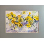Barbara Młynik-Szilke, Premières fleurs - printemps 30x40