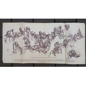 Stefan Batory Matejko objaśnienie obrazu litografia Salba 1880 r.