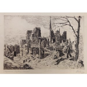 Odgruzowanie ulicy Piwnej w Gdańsku - Stanisław Rolicz 1950 r.