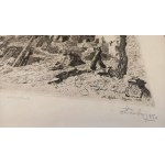 Odgruzowanie ulicy Piwnej w Gdańsku - Stanisław Rolicz 1950 r.