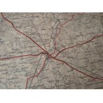Kowel Kołki Lubieszów Wołyń stara mapa - koleje i telegrafy - 1912 r.