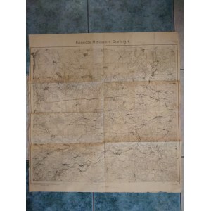Hulewicze Czartorysk Trojanówka Wołyń stara mapa 1916 r.
