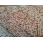 Galicya i Bukowina mapa Gustawicz 1910 r.